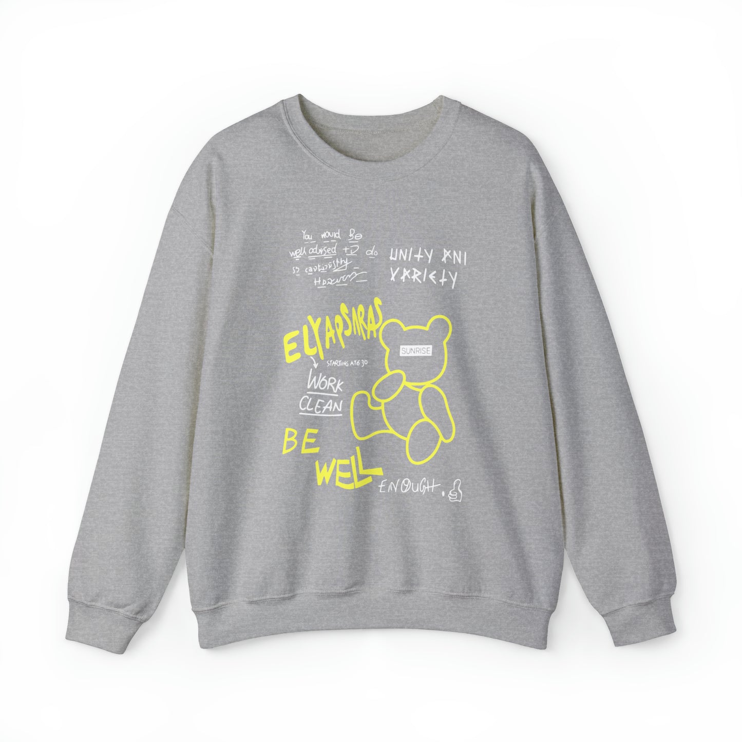 'SUNRISE' STREETWEAR UNISEXE HOMMES FEMMES SWEAT-SHIRT GRAPHIQUE URBAIN 