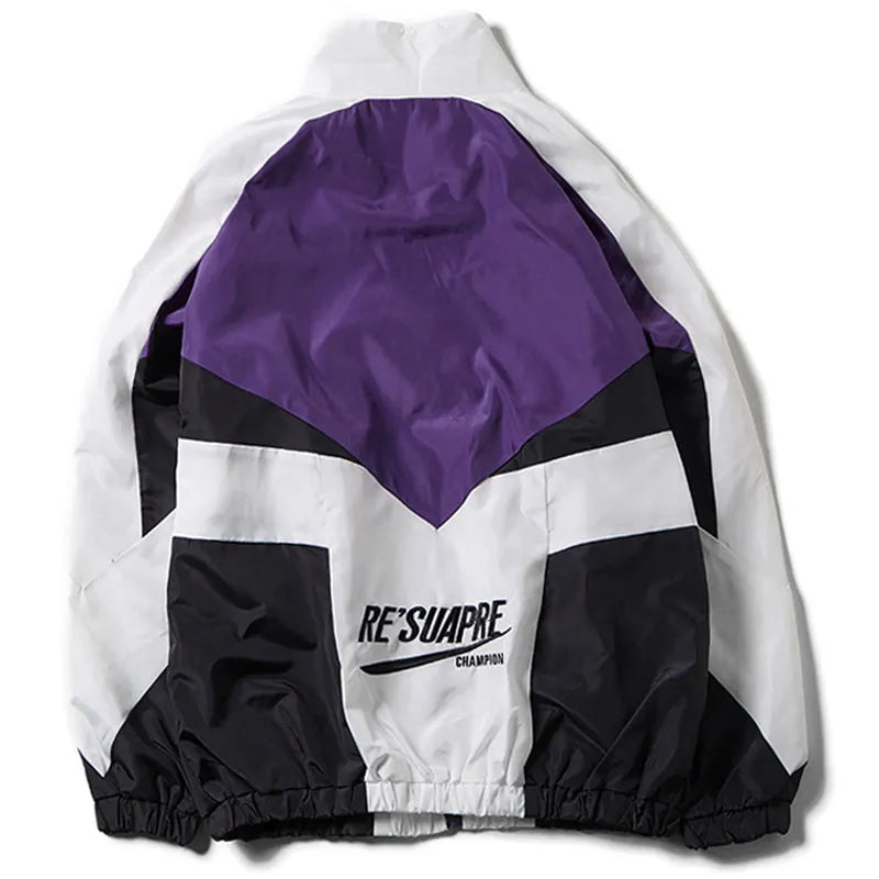 'COLLEGE VARSITY' STREETWEAR UNISEXE HOMMES FEMMES URBAN BOMBER JACKET 